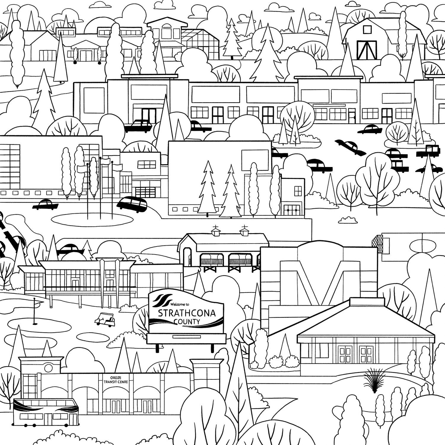 #ShopThePark Colouring Sheet | Emerald Hills Centre